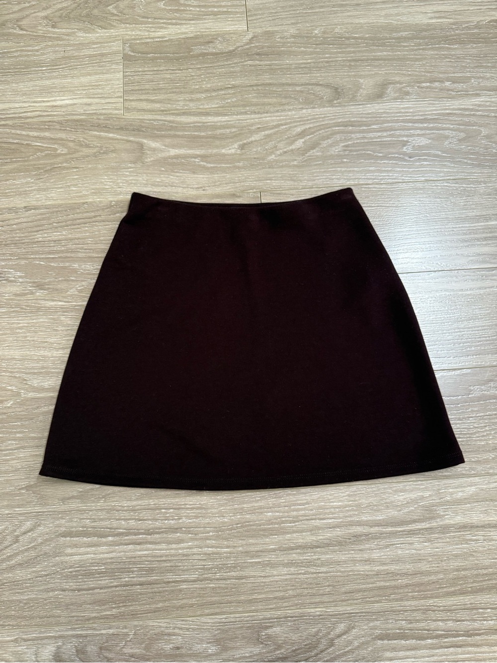 New Look Burgundy/Plum Mini Skirt
